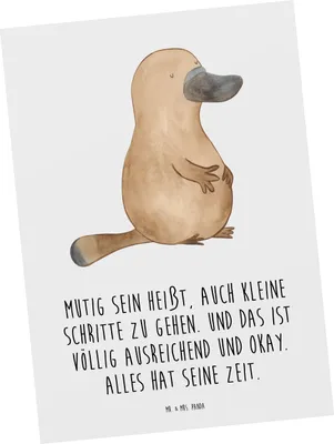 Produktbild von Mr. & Mrs. Panda Postkarte Selbstvertrauen stärken - Weiß - Geschenk, Trost, Zuversicht, Ansichtskarten, bildkarte, Mutmacher, Unterstützung, Herausforderungen meistern