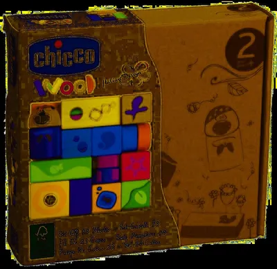 Image de Chicco Jeu de construction en bois 23 pièces