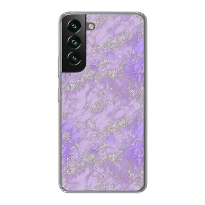 Produktbild von MuchoWow® Handyhülle Schutzhülle Hülle für Samsung Galaxy S22 Marmor - Lila - Muster Silikon Softcase Handy Hülle - Mobiltelefonhülle