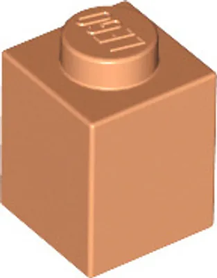 Image de 25 pièces LEGO, pièce c. 3005 en Nougat
