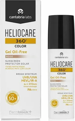 Obrázek produktu pro 360 opalovací přípravek na obličej SPF50+ pro ženy 50 - Beige - Heliocare