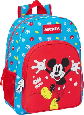 Produktbild von Mochila Escolar Mickey Mouse Clubhouse Fantastic Azul Rojo 33 x 42 x 14 cm