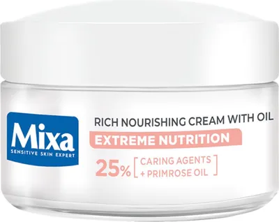 Produktbild von Mixa Ekspert Skóry Wrażliwej Bogaty Krem odżywczy, 50 ml