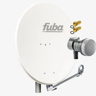 Produktbild von Fuba DAL 801 W Sat Satelliten Anlage Schüssel Single LNB DEK 117 1 Teilnehmer