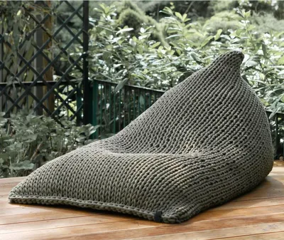 Produktbild von Casa Padrino Luxus Sitzsack Grün 90 x 140 cm - XXL Baumwoll Sitzsack mit Wasserdichter Innenhülle - Wohnzimmer Accessoires - Garten Accessoires - Luxus Accessoires