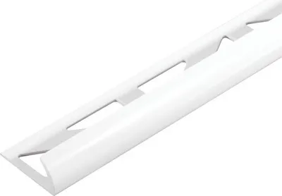 Produktbild von Viertelkreis-Abschlussprofil Durabord PVC Länge 250 cm Höhe 9 mm matt