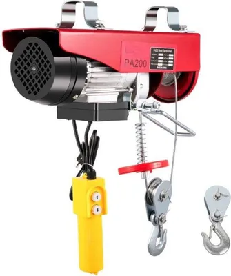 Obrázek produktu pro Elektrický lanový tah – dvoupramenný – 200 kg – ocel