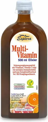 Produktbild von Espara Multi-Vitamin Elixier Nahrungsergaenzung fluessig 500 ml