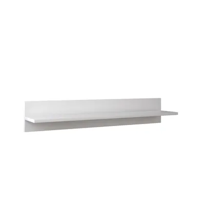 Produktbild von Wandregal 90 cm Weiß Boho Skandi Hängeregal Wandboard modern unsichtbare Halterung