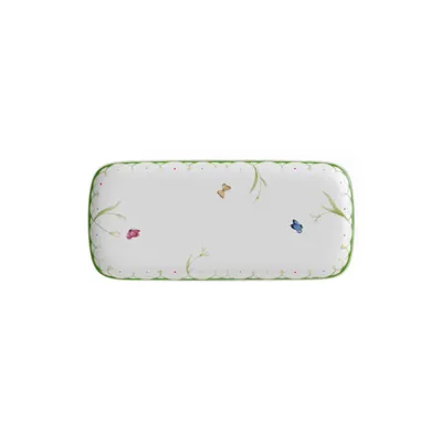 Produktbild von Villeroy & Boch Colourful Spring, Dessertteller, Rechteckig, Porzellan, Mehrfarbig, 350 mm, 160 mm