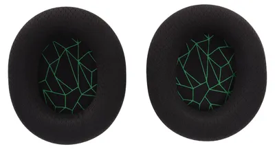 Obrázok produktu pre Náhradné vankúšiky do slúchadiel, vylepšené, vysoko elastické vankúšiky pre slúchadlá SteelSeries Arctis 3/5/7, zelená farba