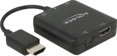 Obrázok produktu pre DeLOCK 63276, Typ HDMI (štandard), Typ HDMI (štandard), Samec, Samica, 3840 x 2160 px, 3840 x 2160
