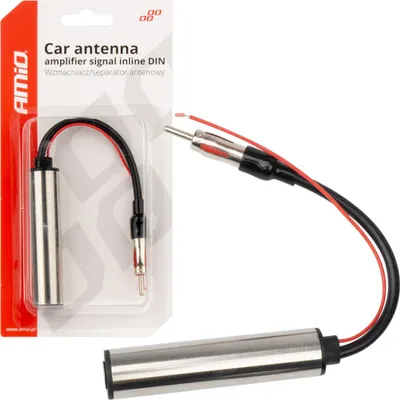 Immagine prodotto di AMIO-04132 Amplificatore di segnale per antenna DIN per veicoli dal design robusto