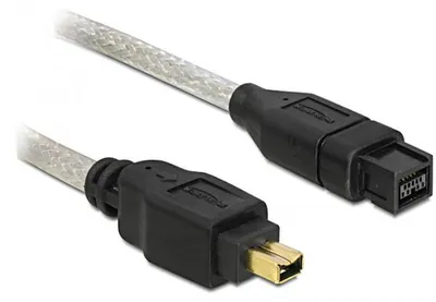 Produktbild von DELOCK FireWire-Kabel FW400 4Pin -> FW800 9Pin St/St 1.00m