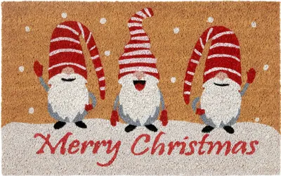 Produktbild von Hanse Home Mix Mats Fußmatte Kokos Gnomes Merry Christmas