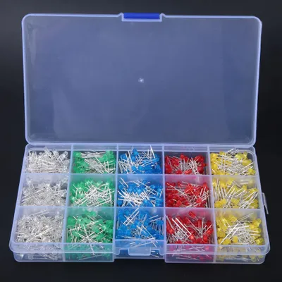 Obrázek produktu pro Světelná dioda, 3mm světelná dioda, LED světelná dioda, červená světelná dioda, zelená světelná dioda