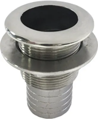 Produktbild von Allpa Niro 316 Borddurchlass Mit Schlauchanschluß Ø38mm (1-1/2")