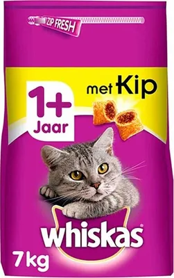 Produktbild von Whiskas Trocken 7kg - Adult 1+ mit Huhn
