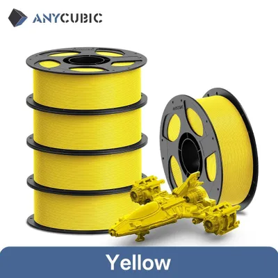 Obrázek produktu pro Filament pro 3D tiskárny PETG – FDM – 1,75 mm – 5 kg – žlutý