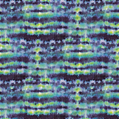 0,5m Baumwollstoff BeHappy TIE&DIE Oekotex türkus-lime