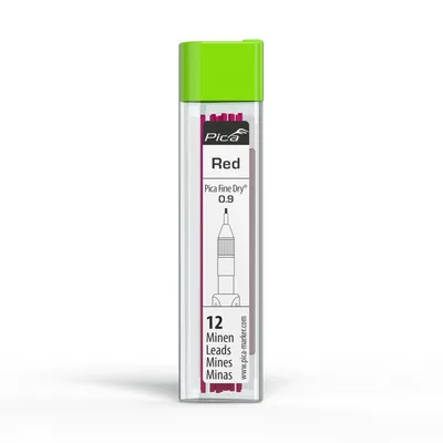 Produktbild von Pica Fine Dry 7031 Nachfüllung rot – 12 Sticks