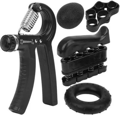 Produktbild von Gripverstärker für Kräftetraining - Handtrainer - Fingertrainer - Stressabbau - Dauerhaftes Material - 5-60 kg Gewichtsband