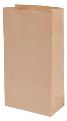 Produktbild von Blockbodenbeutel Kraft Braun 100grs 13x8x18.5 cm (100 Stück) [PABK1318]