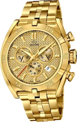 Obrázek produktu pro Pánské hodinky Jaguar z nerezové oceli Chronograph Sport gold Executive D2UJ853/2