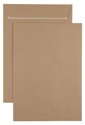 Produktbild von Kaenguruh B5 Versandtasche, mit Haftklebung Abdeckstreifen Natron / Recycling braun 90g