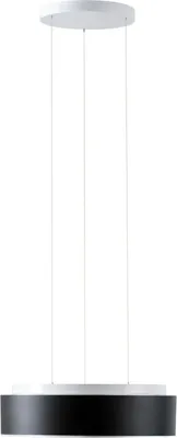 Produktbild von OSMONT ERI67898 ERIS LEC3 Hängeleuchte aus Glas, weiß/weiß-schwarz, Schutzart IP40, 4000 K, 34 W LED