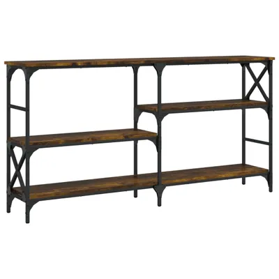 Obrázek produktu pro Konzolový stolek kouřový dub 150x29x76,5 cm kompozitní dřevo