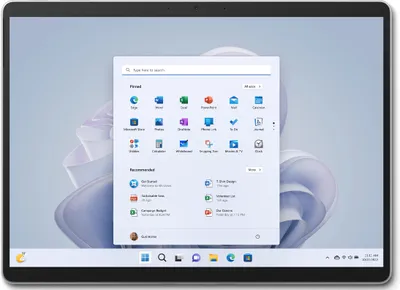 Obrázok produktu pre Microsoft Surface Pro 9 5G, 33 cm (13"), 2880 x 1920 px, 128 GB, 8 GB, Windows 11 Home, Platinová
