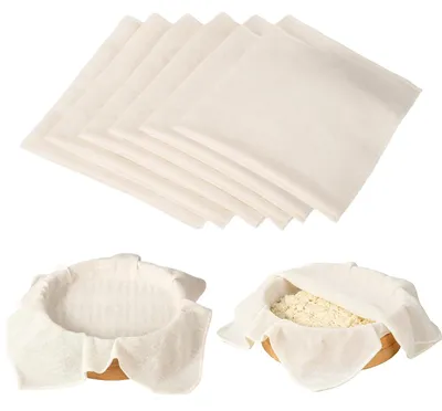 Passeerdoeken 6er-Set, 60 × 60 cm, Baumwolle, wiederverwendbar