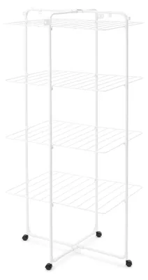 Produktbild von Brabantia 322303, Wäscheständer, Stahl, Weiß, 30 m, 4 Regale, 760 mm