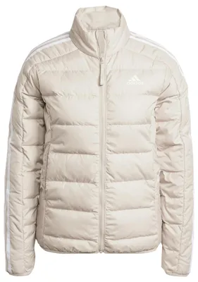 Productafbeelding van adidas damesjas Essentials 3-Stripes, lichtgewicht donsjas, kleur: wonder beige, maat: S