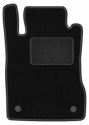 Produktbild von Fahrermatte Velours für Mercedes W211 4Matic 2003-2009 (Limousine/Kombi) – 1-tlg, Schwarz, passgenau – Wielganizator LUX