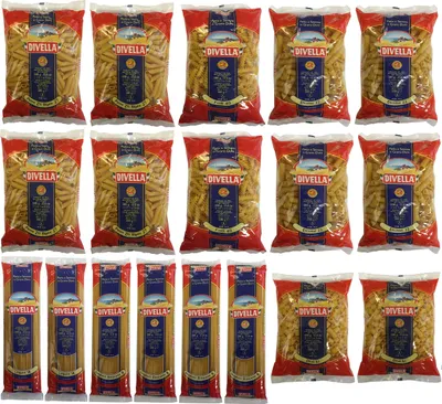 Produktbild von Nudeln, Pasta Paket Divella (18 X 500g)
