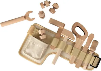 Produktbild von Egmont Toys Werkzeuggürtel aus Holz 30x15 cm