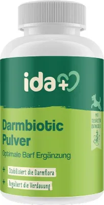 Produktbild von KERBL IdaPlus® Darmbiotic Pulver 180 g – fÃ1/4r Hunde (Ergänzungsfuttermittel)