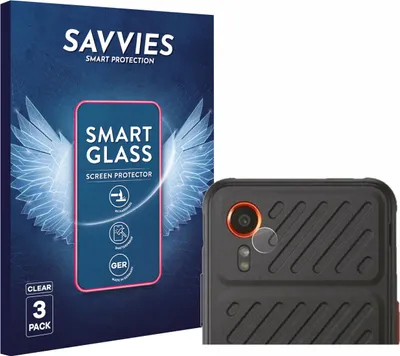 Produktbild von 3x Savvies Schutzglas Folie für Samsung Galaxy XCover 7 (NUR Kameraschutz) 9H Panzer Schutzfolie Glas Displayschutz klar transparent