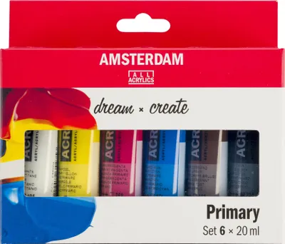 Produktbild von Amsterdam 17820500, Multi, Acrylfarbe, Flüssigkeit, 6 Stück(e)