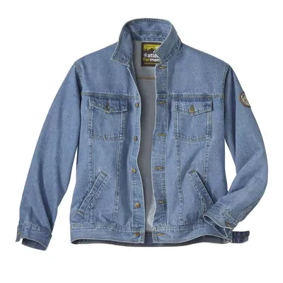 Produktbild von Atlas For Men - Jeansjacke für Herren AF1885 (XL) (Blau)