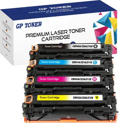 Produktbild von 4x Kompatibilný toner pre HP Color LaserJet CP1215 CP1515N CP1518NI CM1312 CP1525N CM1415FN CM1410 M251N M276N
