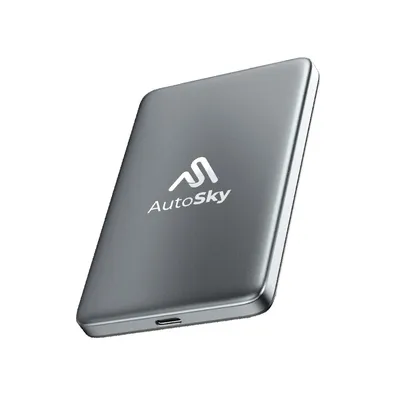 Produktbild von AutoSky Magnetische Powerbank 5000 mAh, MagSafe-kompatibel, kabelloses Laden, USB-C