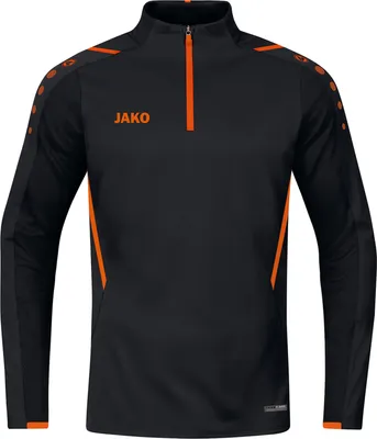 Produktbild von Jako Challenge Ziptop Kinder - Schwarz / Neonorange