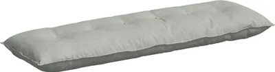 Zdjęcie produktu dla vidaXL Poduszka na plecy jasnoszara 160 x 50 cm tkanina sztruksowa