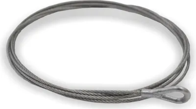 Produktbild von Drahtseil Ø 1,5 mm, 7x7 mit Zamak-Schlaufe, Stahl verzinkt | Länge 3000 mm