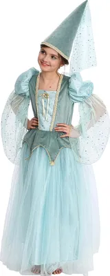 Produktbild von Märchenprinzessin Kinderkostüm türkis Kindergröße: 116