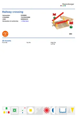 Produktbild von BRIO Bahnübergang