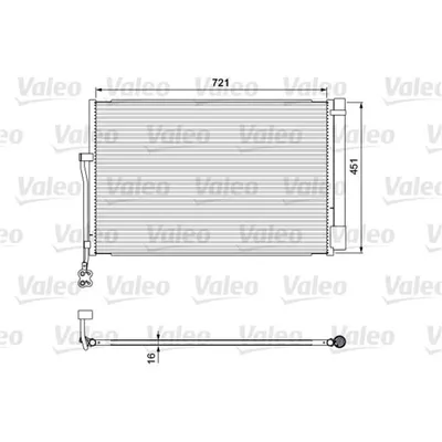Produktbild von VALEO 814379 Kondensator Klimaanlage Klimakondensator für VW Touareg (7P5, 7P6)